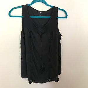 Lace-up Detailed Tank Top